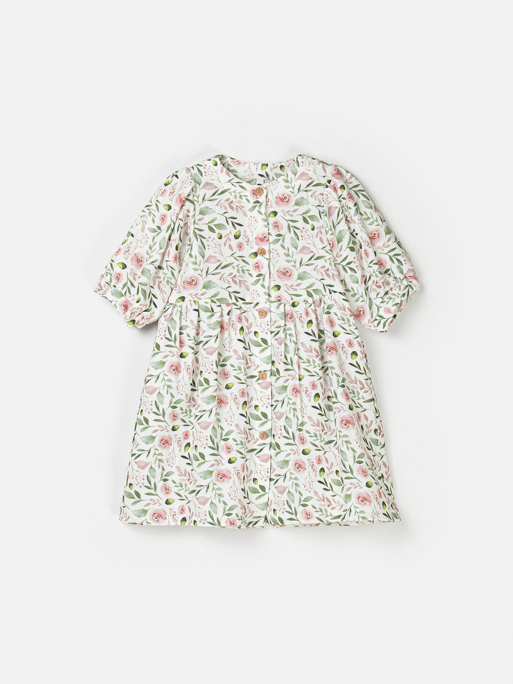 Платье хлопковое "Розы"