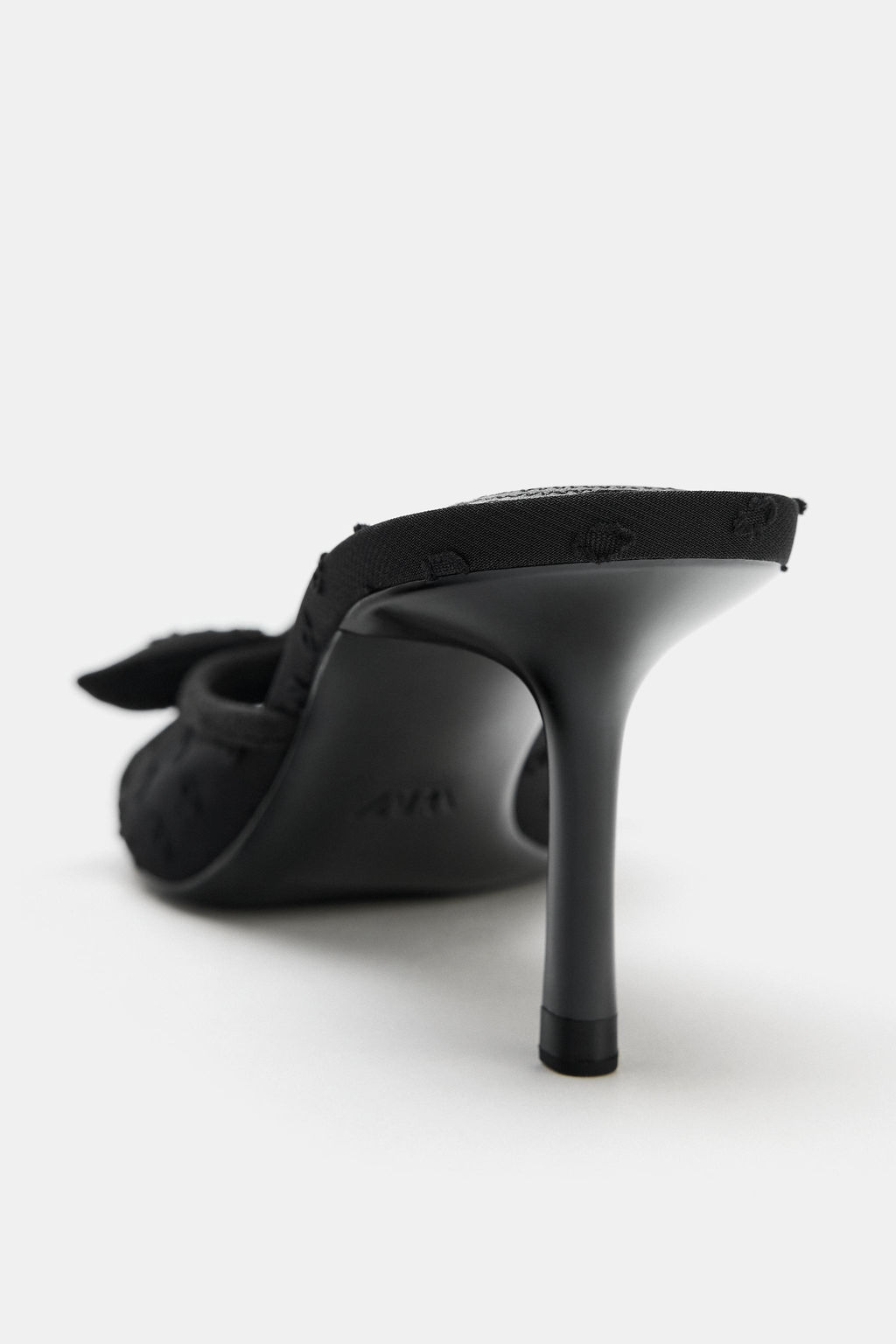 SANDALIA TAC?N MESH / Negro - Zara фото 5