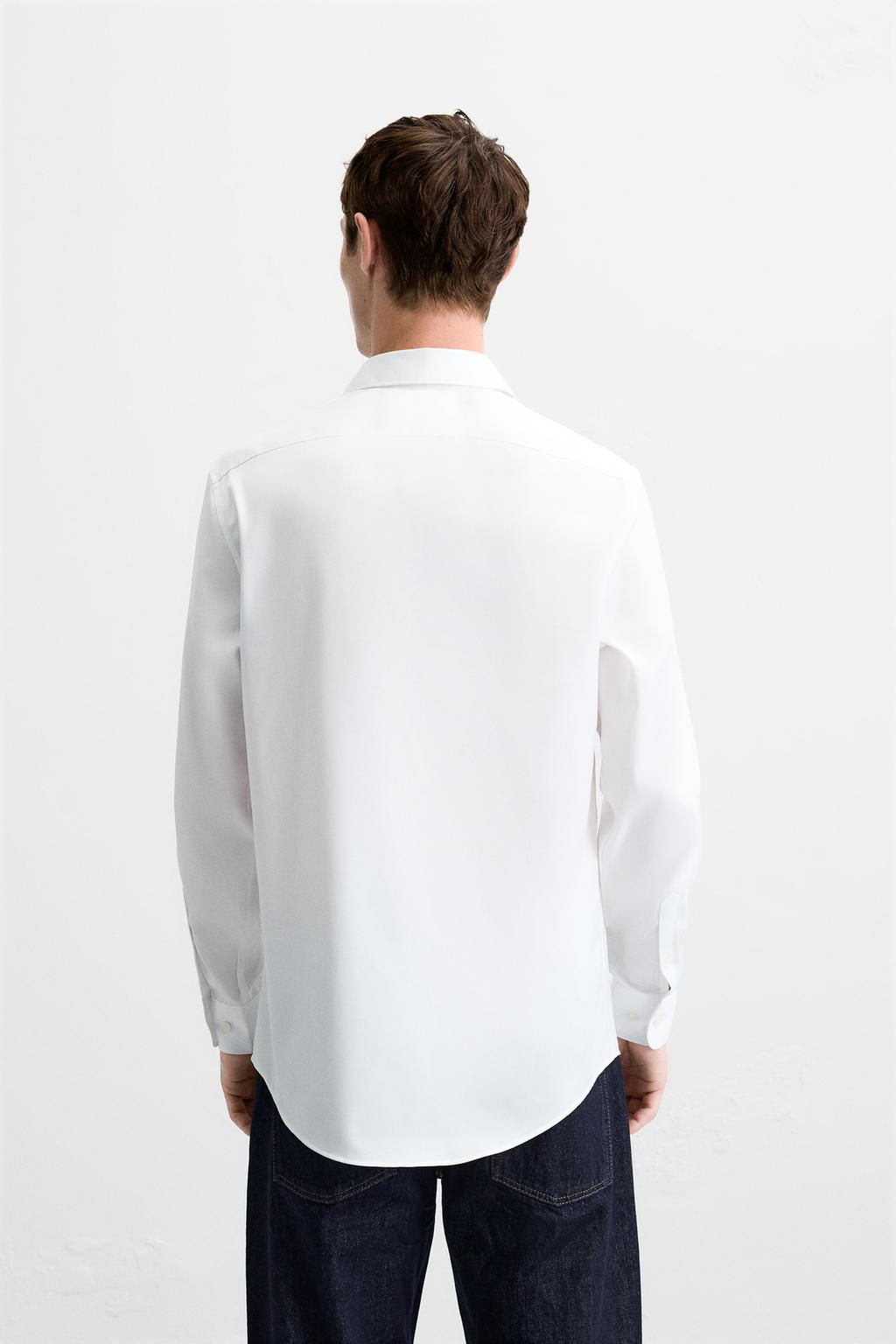TEXTURED TWILL SHIRT - Zara фото 3