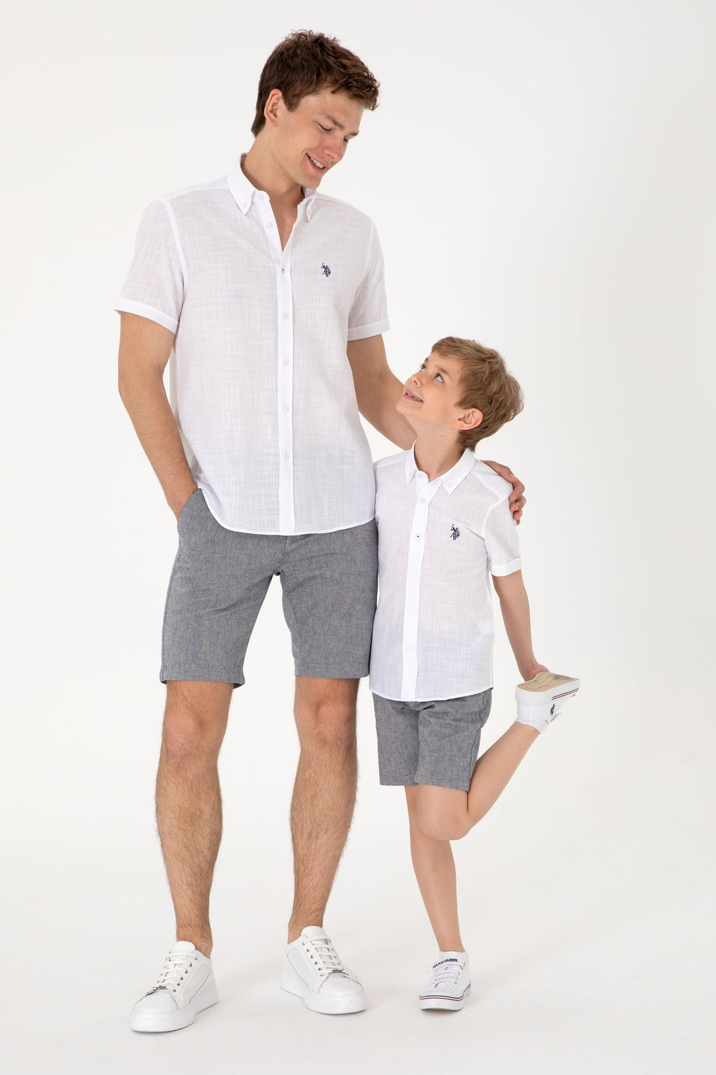 Erkek _ocuk Beyaz K_sa Kollu G_mlek Sepette S_rpriz _ndirim - U.s. polo assn фото 2