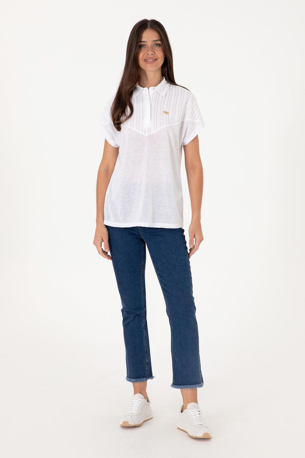 Kad_n Beyaz Ti__rt Sepette S_rpriz _ndirim - U.s. polo assn фото 4