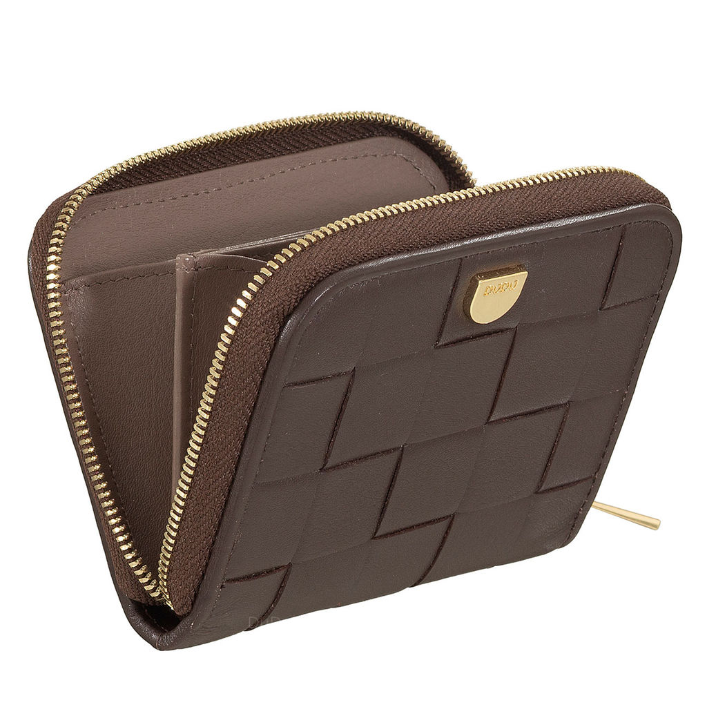 Итальянский кожаный кошелек для карт DuDu серии Hokkaido | кофейно-коричневый - Dudubags фото 3