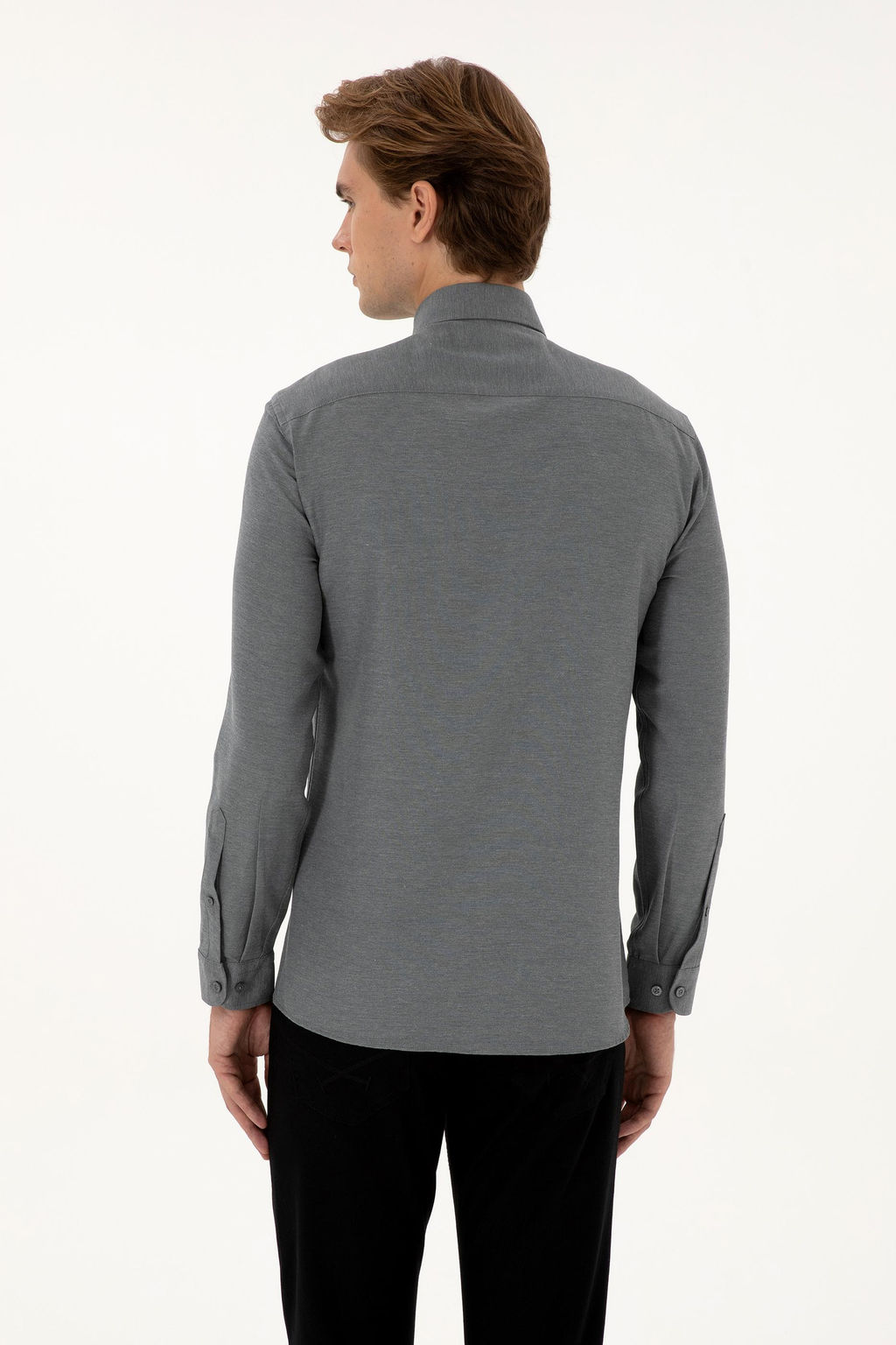 Erkek Antrasit Uzun Kollu Basic G_mlek Sepette S_rpriz _ndirim - U.s. polo assn фото 5