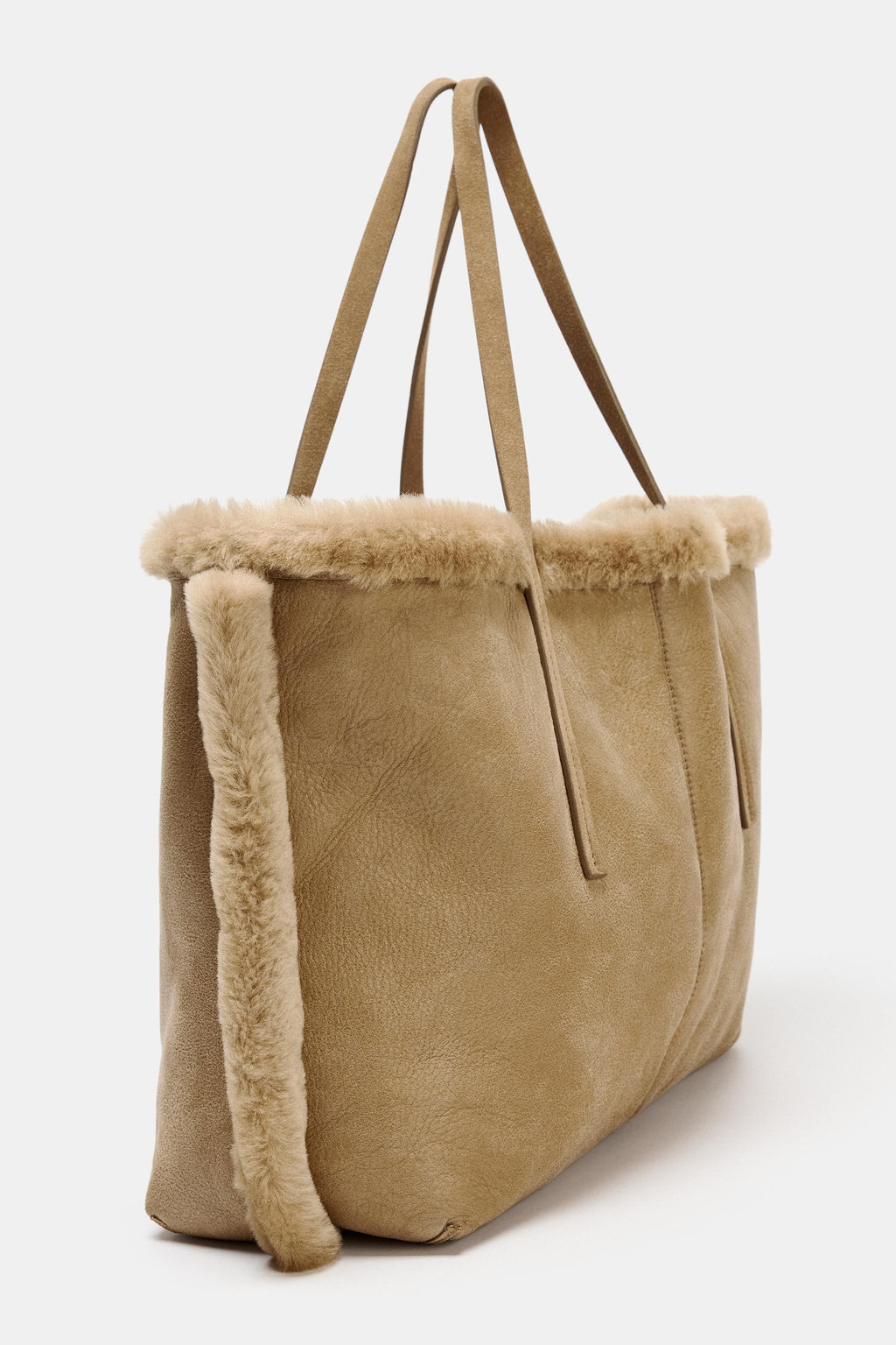 REVERSIBLE LEATHER HANDBAG - Zara фото 5