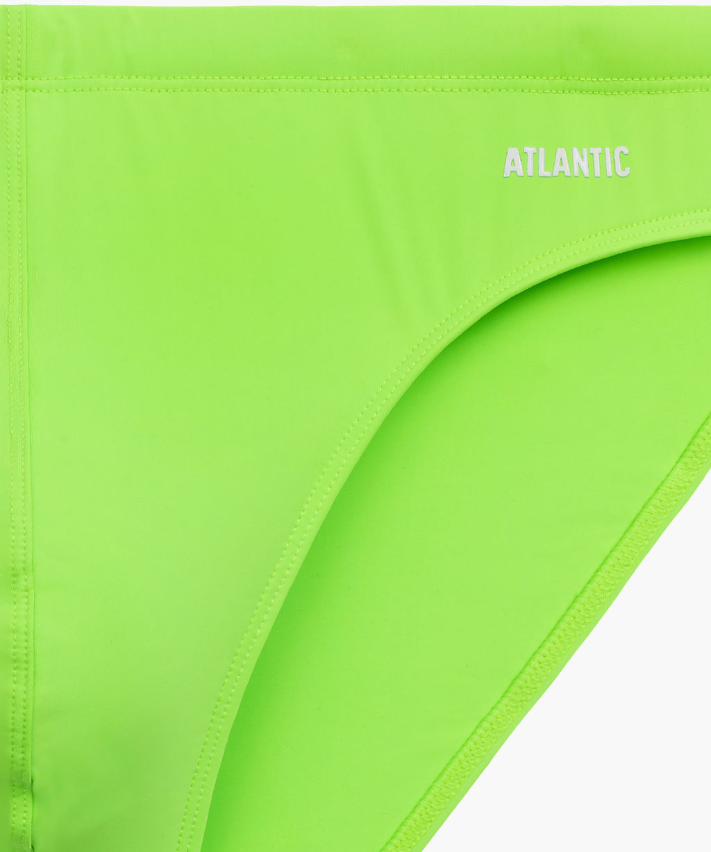 ATLANTIC KMT-340 Плавки мини мужские Sexy неоновый лайм  фото 4