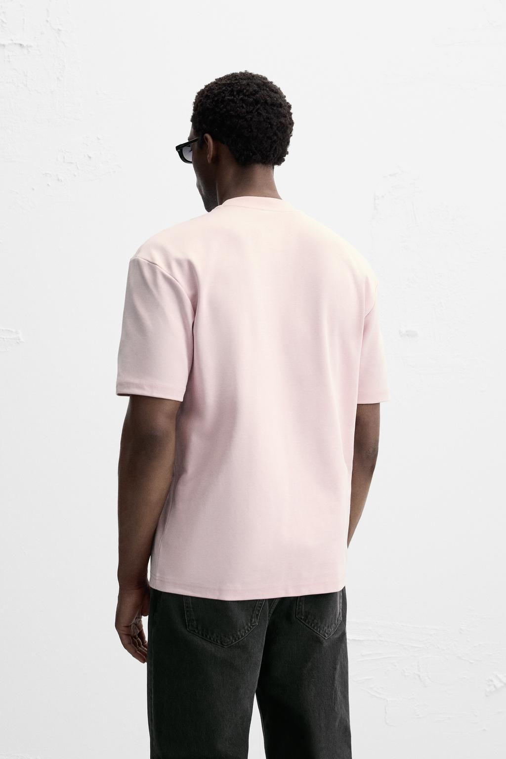 BASIC REGULAR FIT T-SHIRT - Zara фото 28