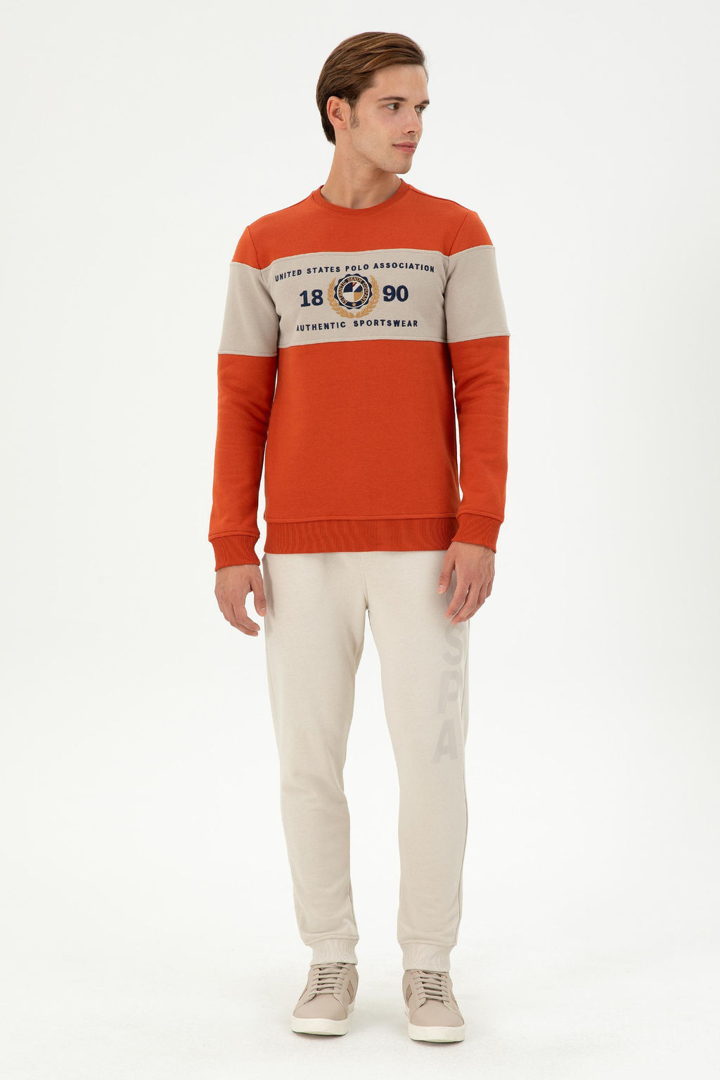 Мужской свитшот с плиткой Неожиданная скидка в корзине - U.s. polo assn фото 4