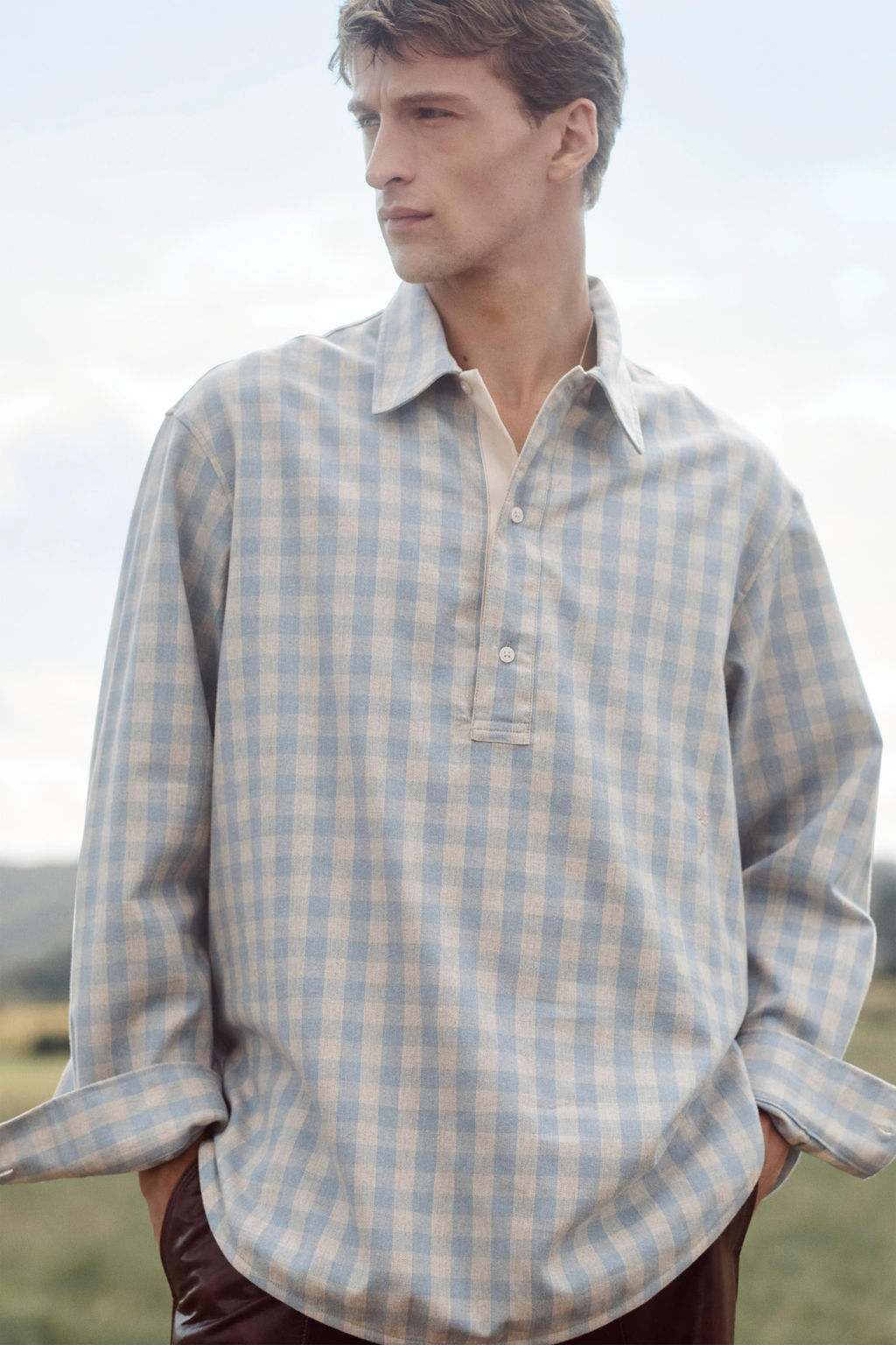 LIMITED EDITION CHECK POLO SHIRT - Zara фото 2