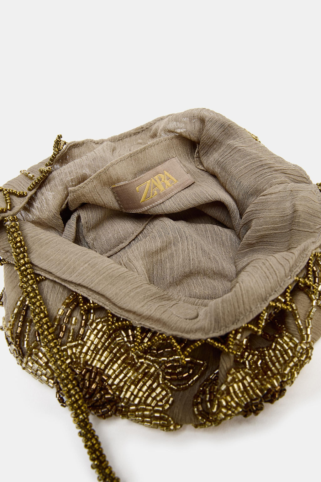 MINI SACA LENTEJUELAS / Marr?n - Zara фото 4