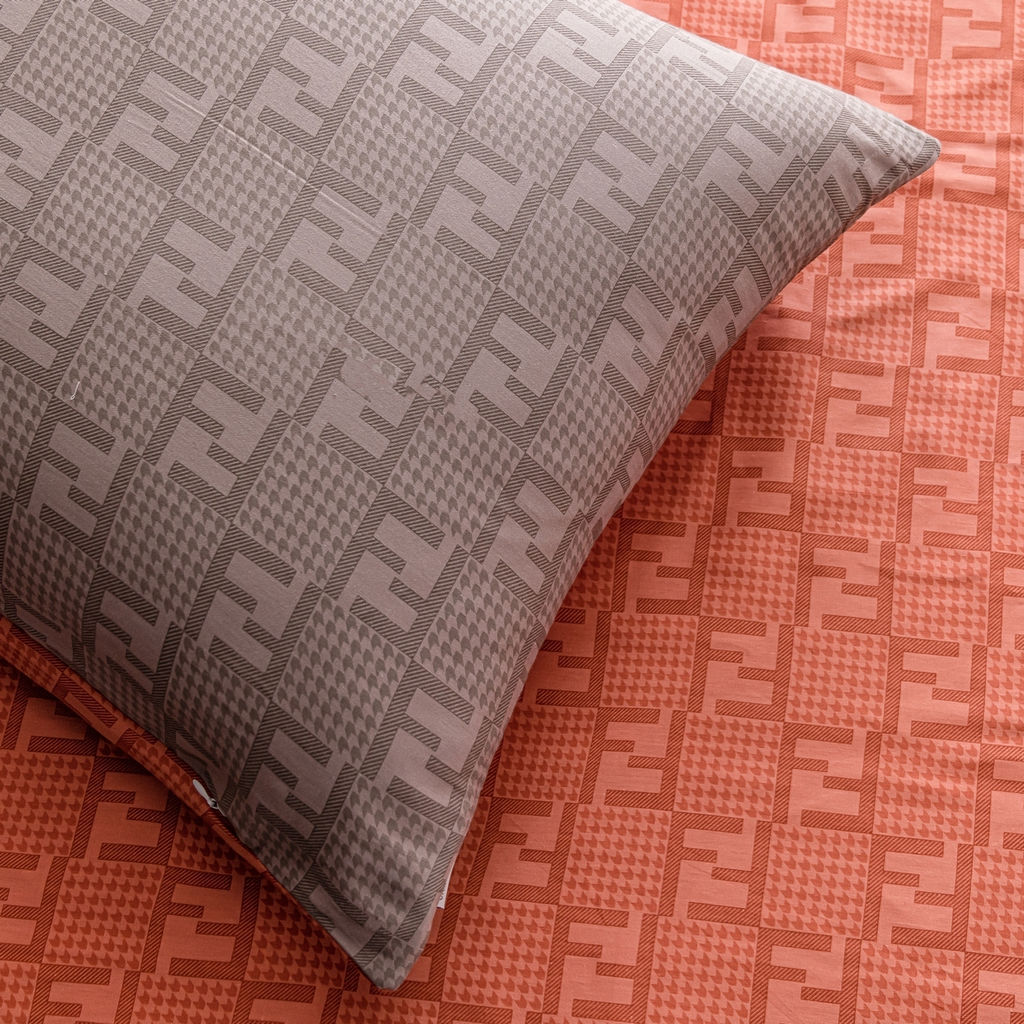 Комплект постельного белья Люкс Сатин 100% хлопок A364 Евро 4 Наволочки