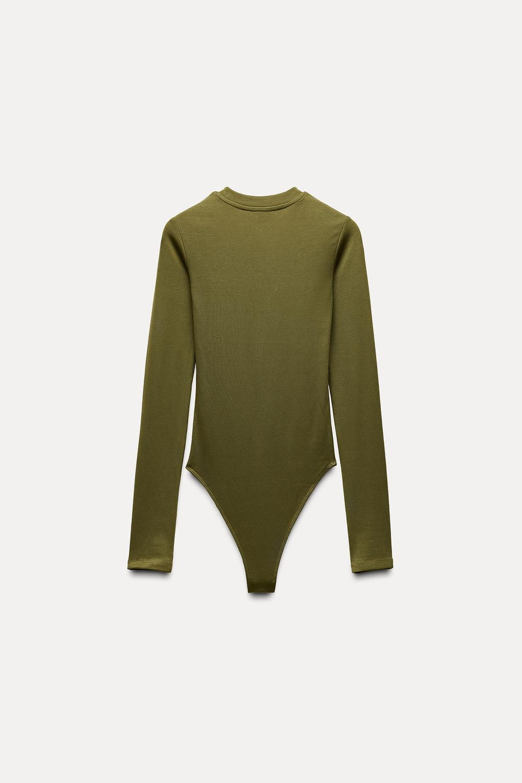 COTTON MODAL BODYSUIT - Zara фото 44