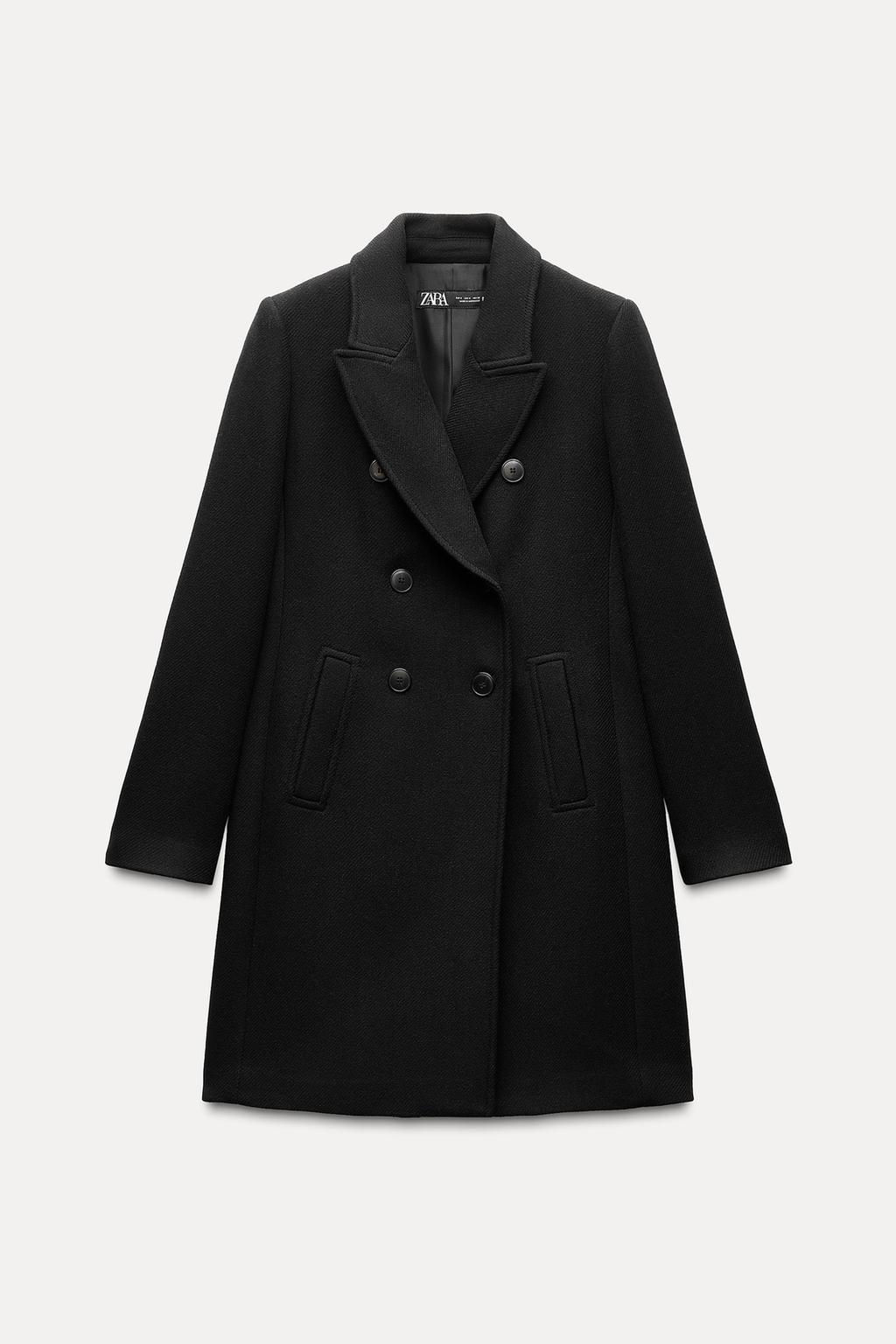 WOOL DOUBLE-BREASTED COAT - Zara фото 6