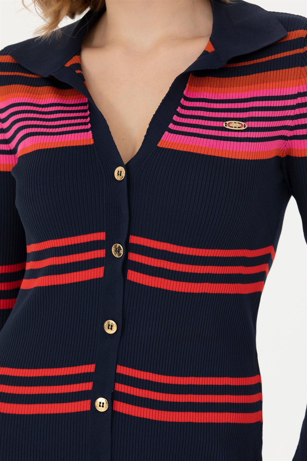 Женское темно-синее трикотажное платье - U.s. polo assn фото 14