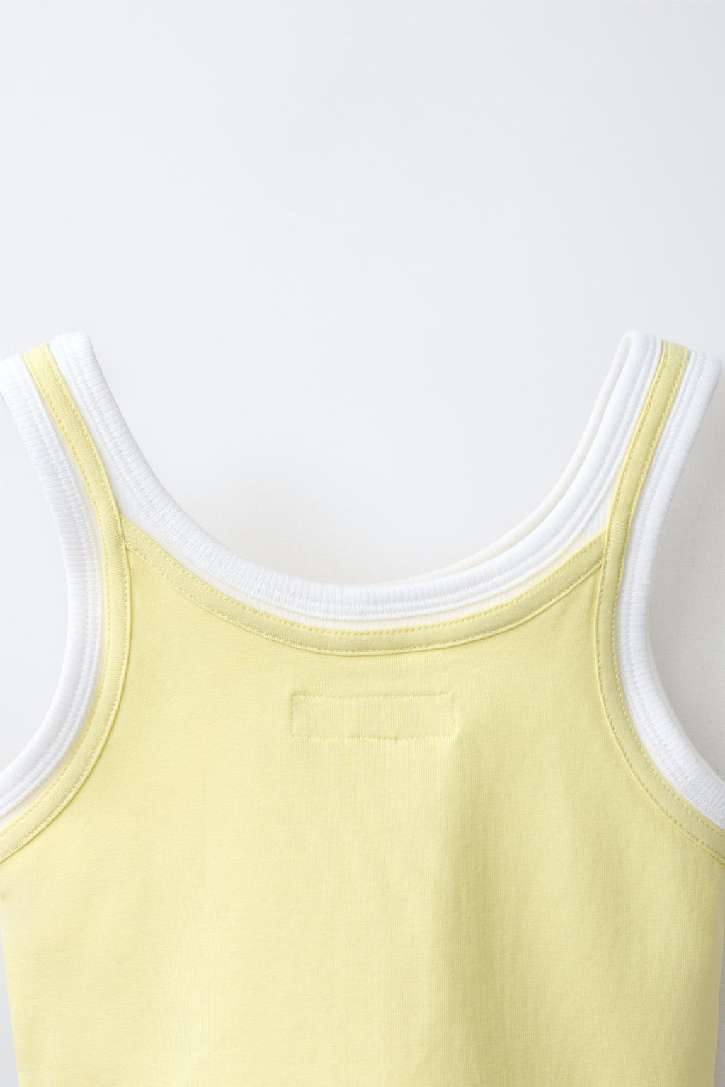 TOP DOBLE CONTRASTE / Amarillo - Zara фото 4