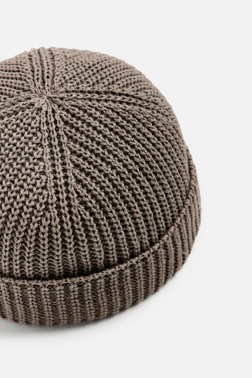 SHORT KNIT BEANIE - Zara фото 5