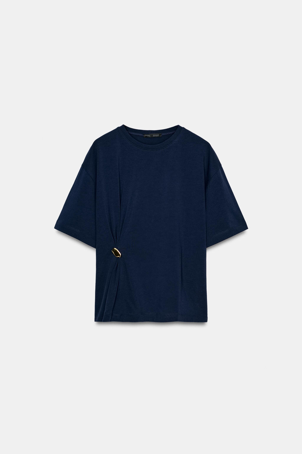 CAMISETA HEAVY COTTON APLIQUE / Marino