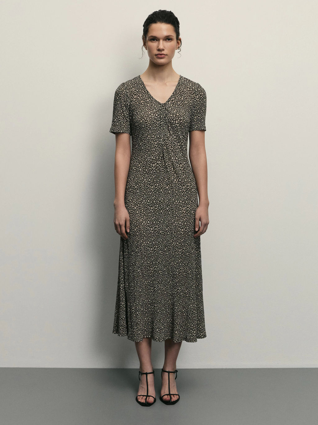 Платье миди с принтом / Zarina фото 5