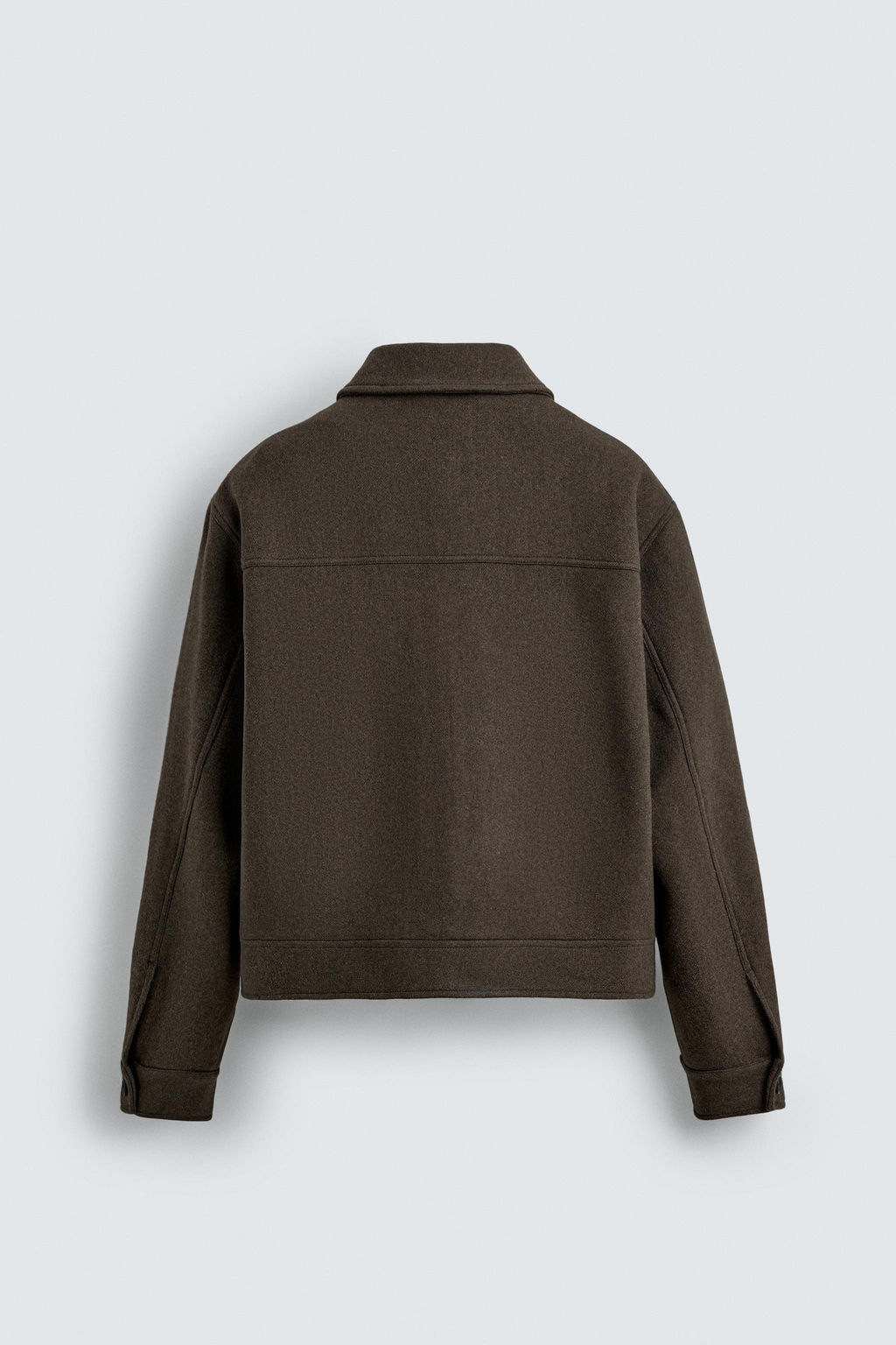 LIMITED EDITION WOOL BLEND CROPPED JACKET - Zara фото 8