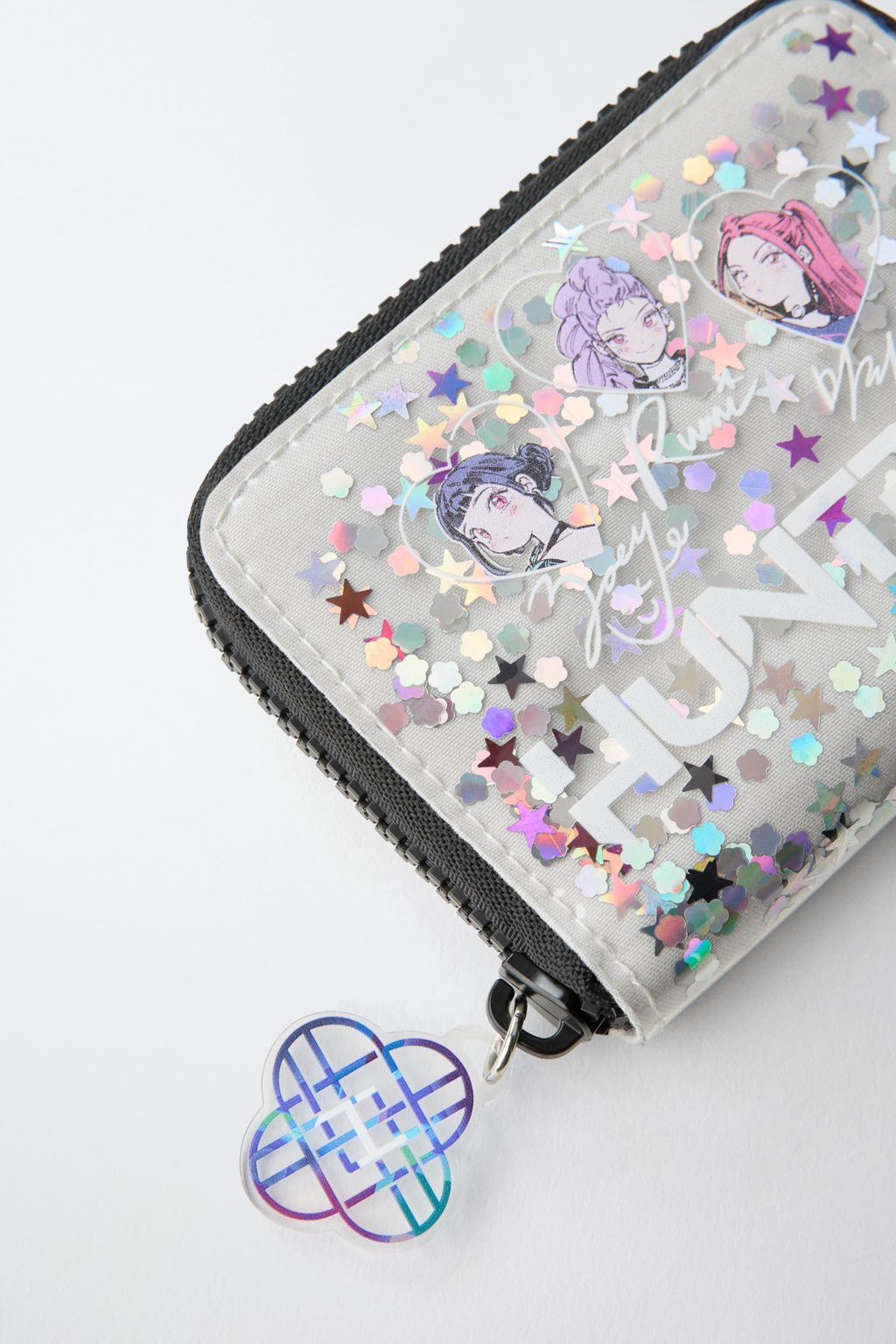 CARTERA KPOP DEMON HUNTERS NETFLIX / Gris - Zara фото 3