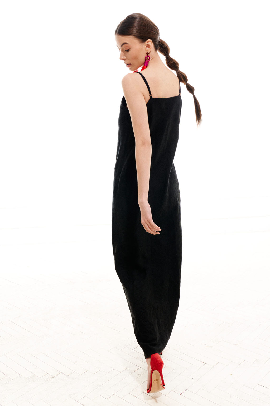 Платье - комбинация 1022 (Лен - 100%) - Elletto фото 29