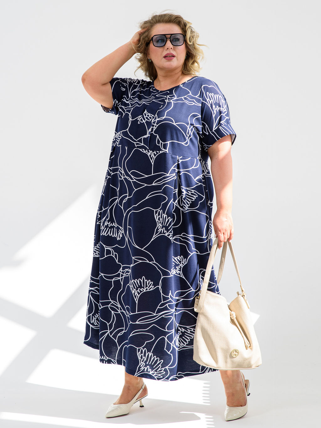 100% ХЛОПОК Платье женское Маки - Оптима фото 7