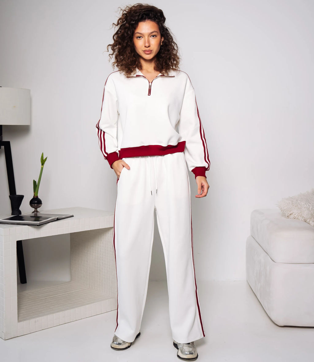 Спортивный костюм #КТ8008 (4), белый