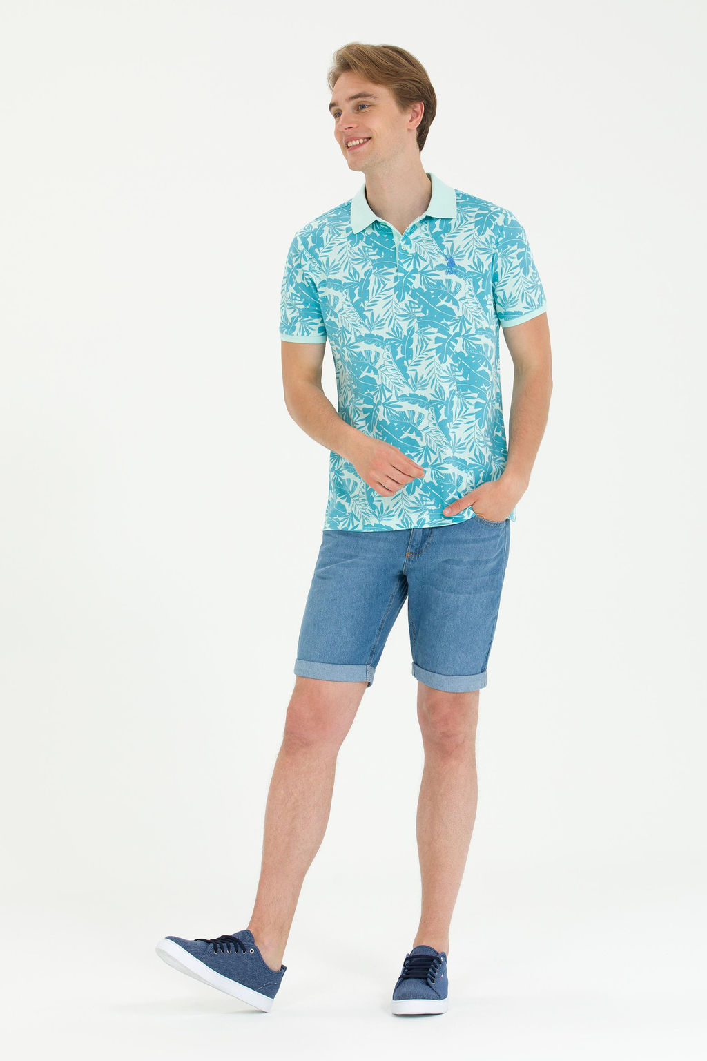 Мужская футболка Nile с воротником поло - U.s. polo assn фото 18