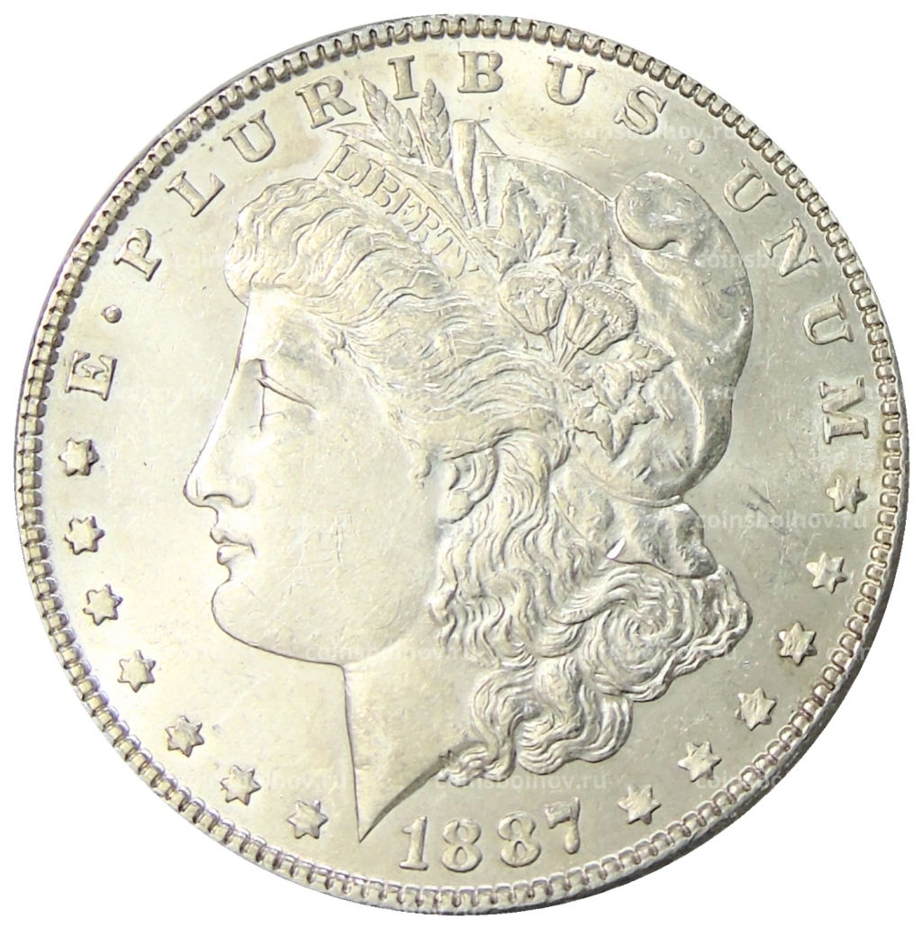 1 доллар 1887 года США Доллар Моргана
