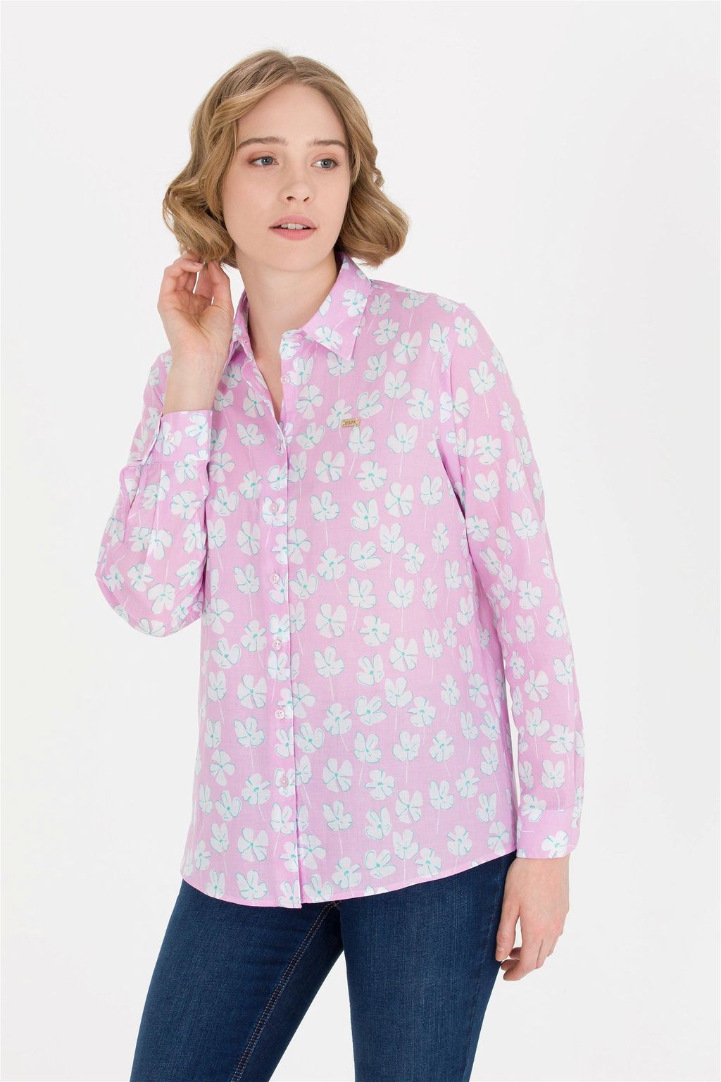 Женская рубашка Magnolia с длинным рукавом - U.s. polo assn фото 2