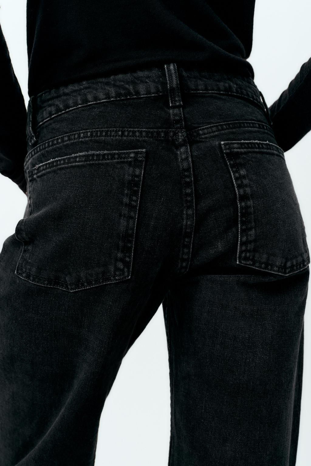 TRF LOW-RISE STRAIGHT JEANS - Zara фото 6