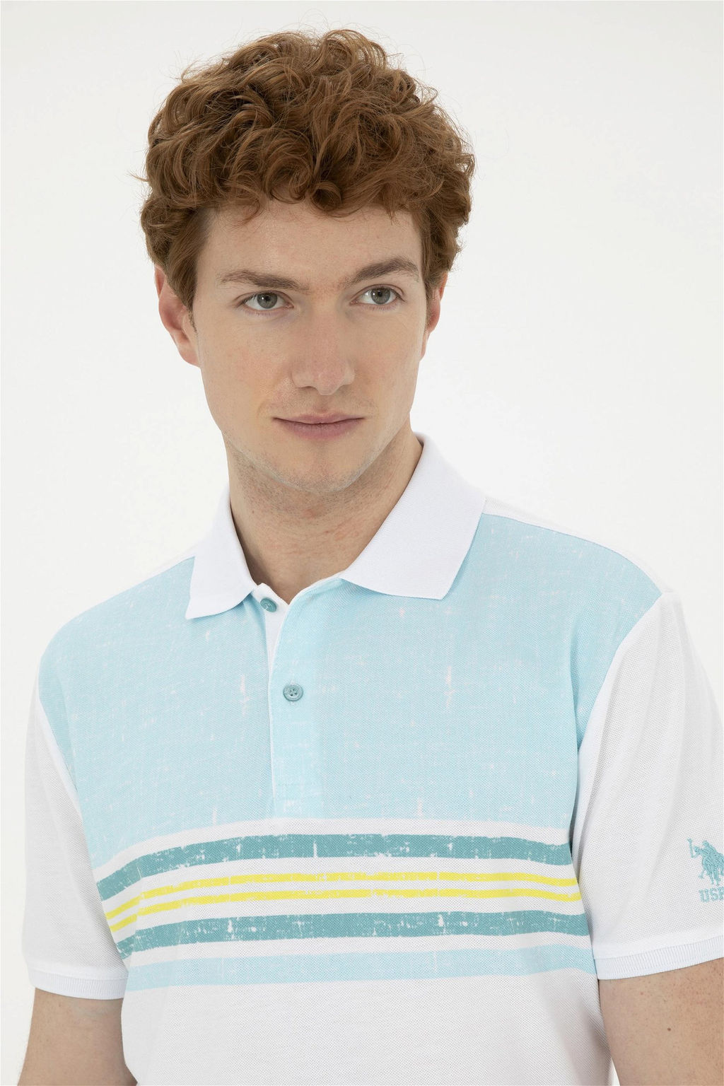 Мужская мятная футболка Неожиданная скидка в корзине - U.s. polo assn фото 2