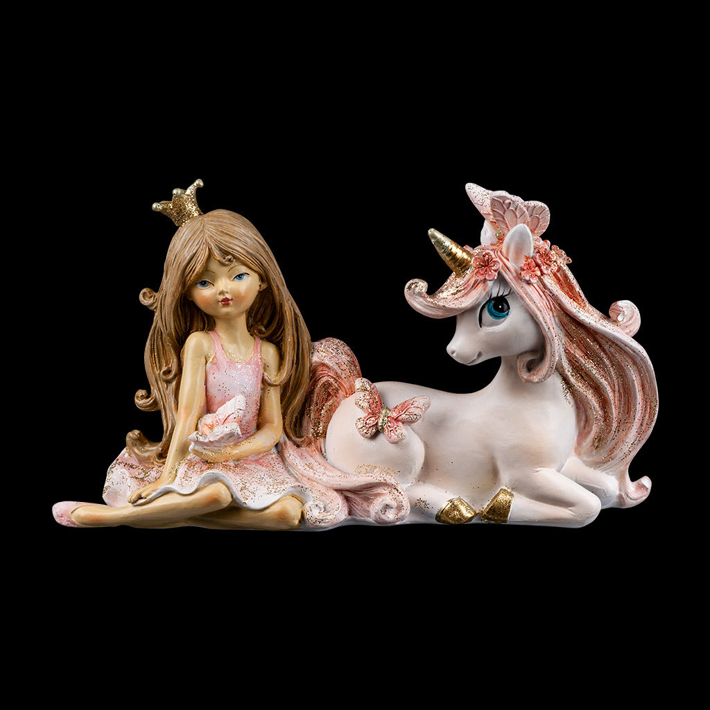 АКЦИЯ Цена за 1 шт. Сувенир ErichKrause Decor Принцесса с единорогом 16см