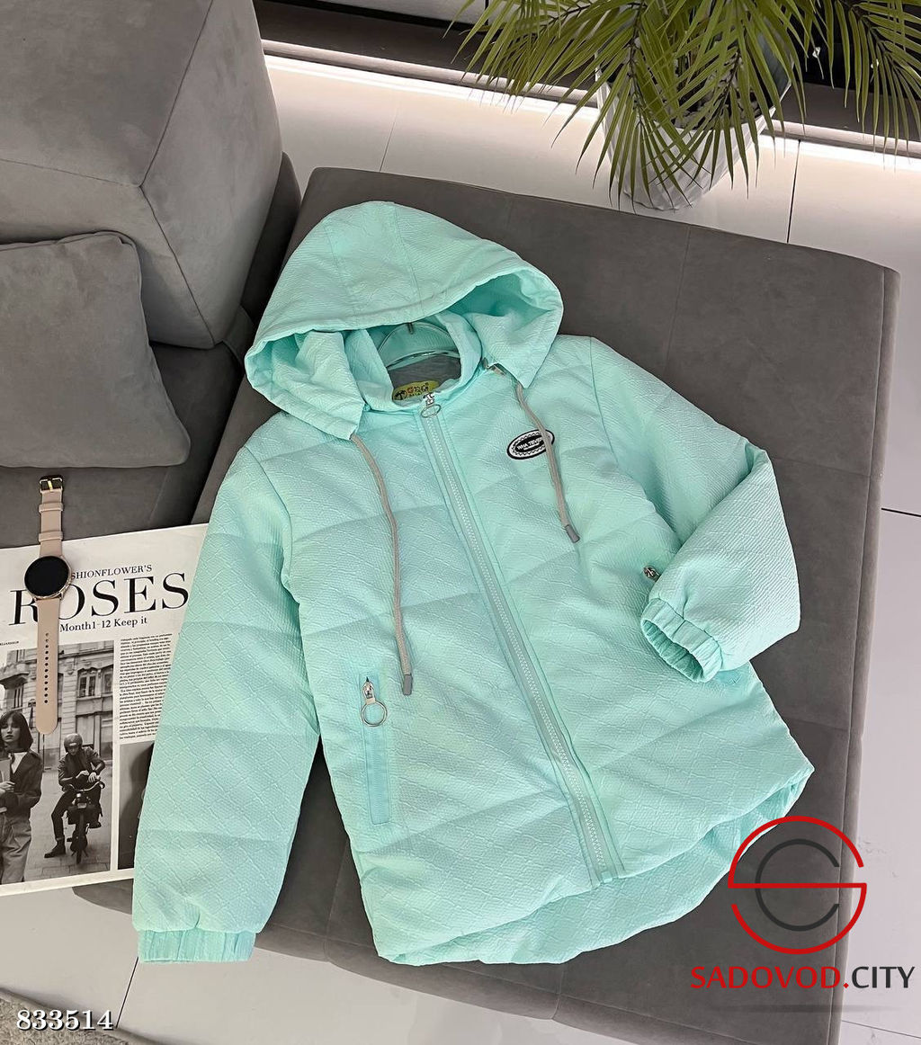 Куртка для девочки с капюшоном