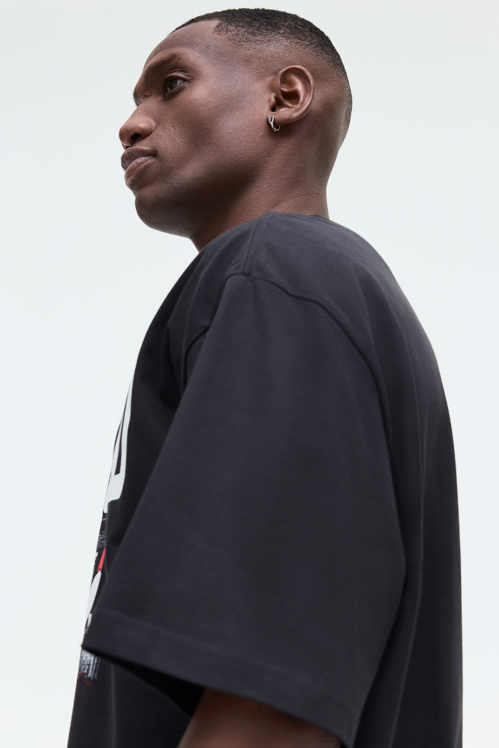 Camiseta con estampado Oversized Fit - H&m фото 5