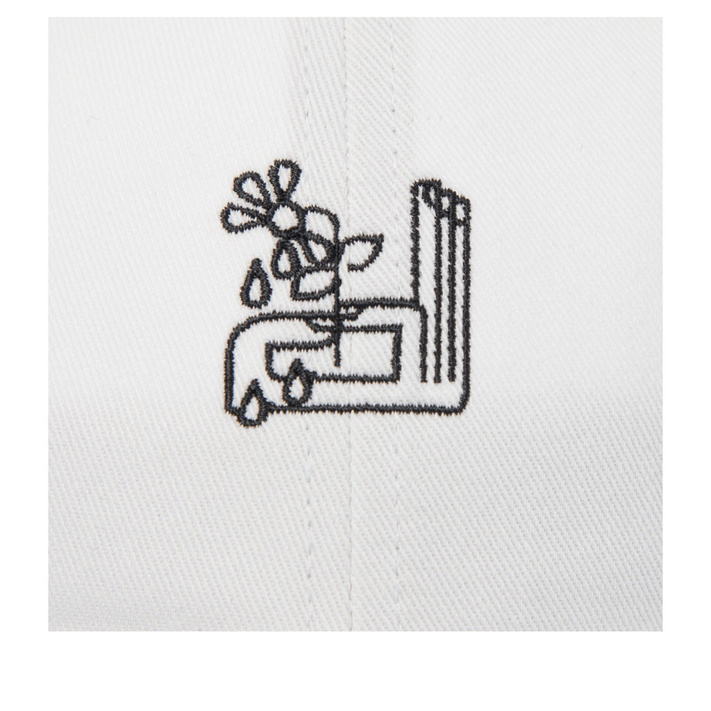 Бейсболка DJINNS арт. Dad Cap LoveMeNot (белый)