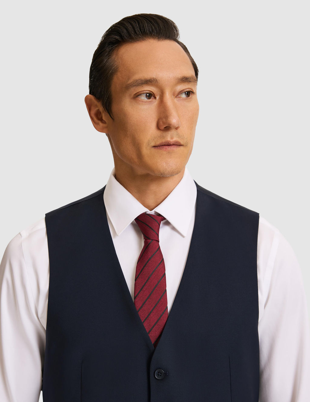 Lacivert Slim Fit Yelek