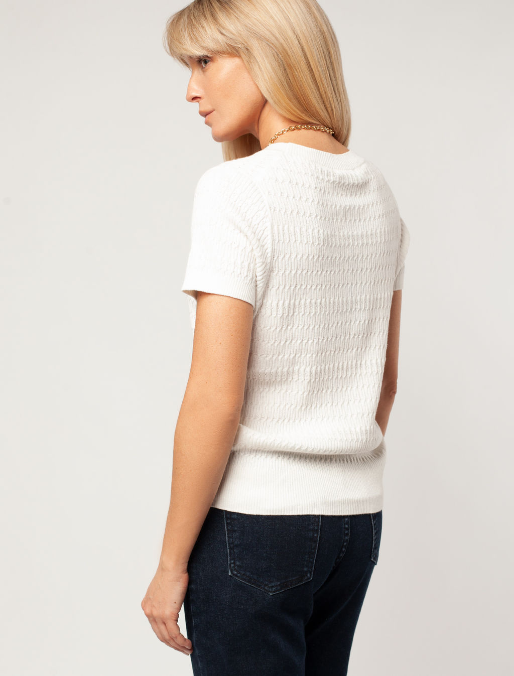 VILATTE / Джемпер фактурной вязки из вискозы  фото 5