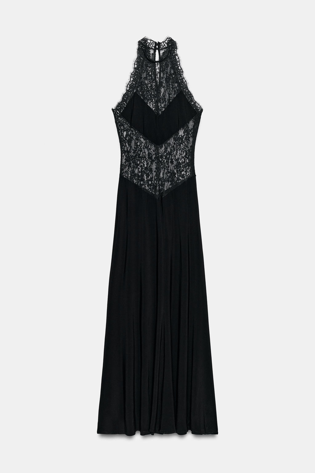 VESTIDO LENCERO ENCAJE / Negro - Zara фото 9