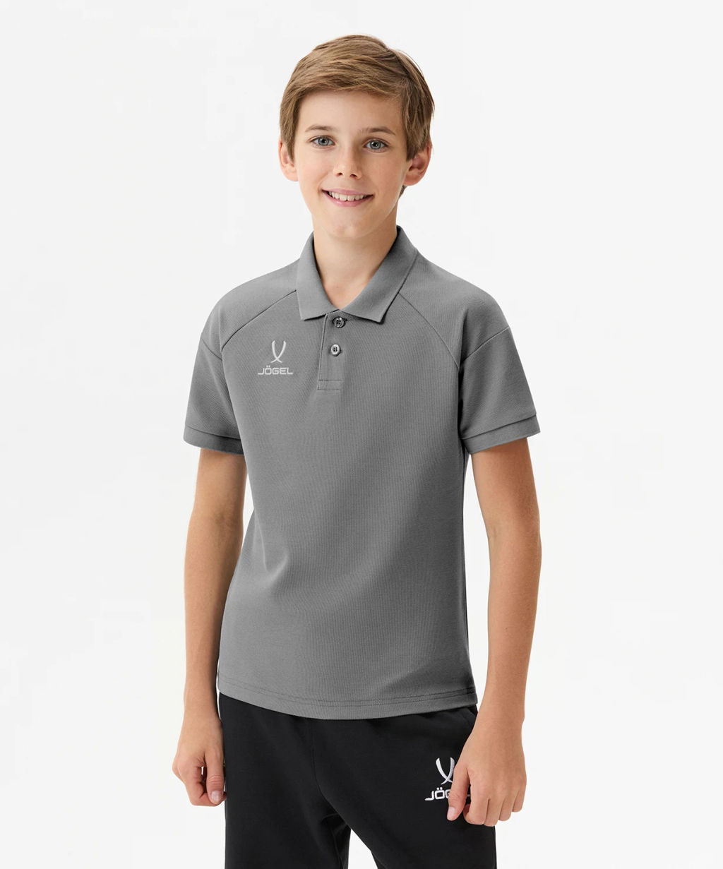 Поло JOGEL CAMP 2 CVC Polo, серый  фото 7