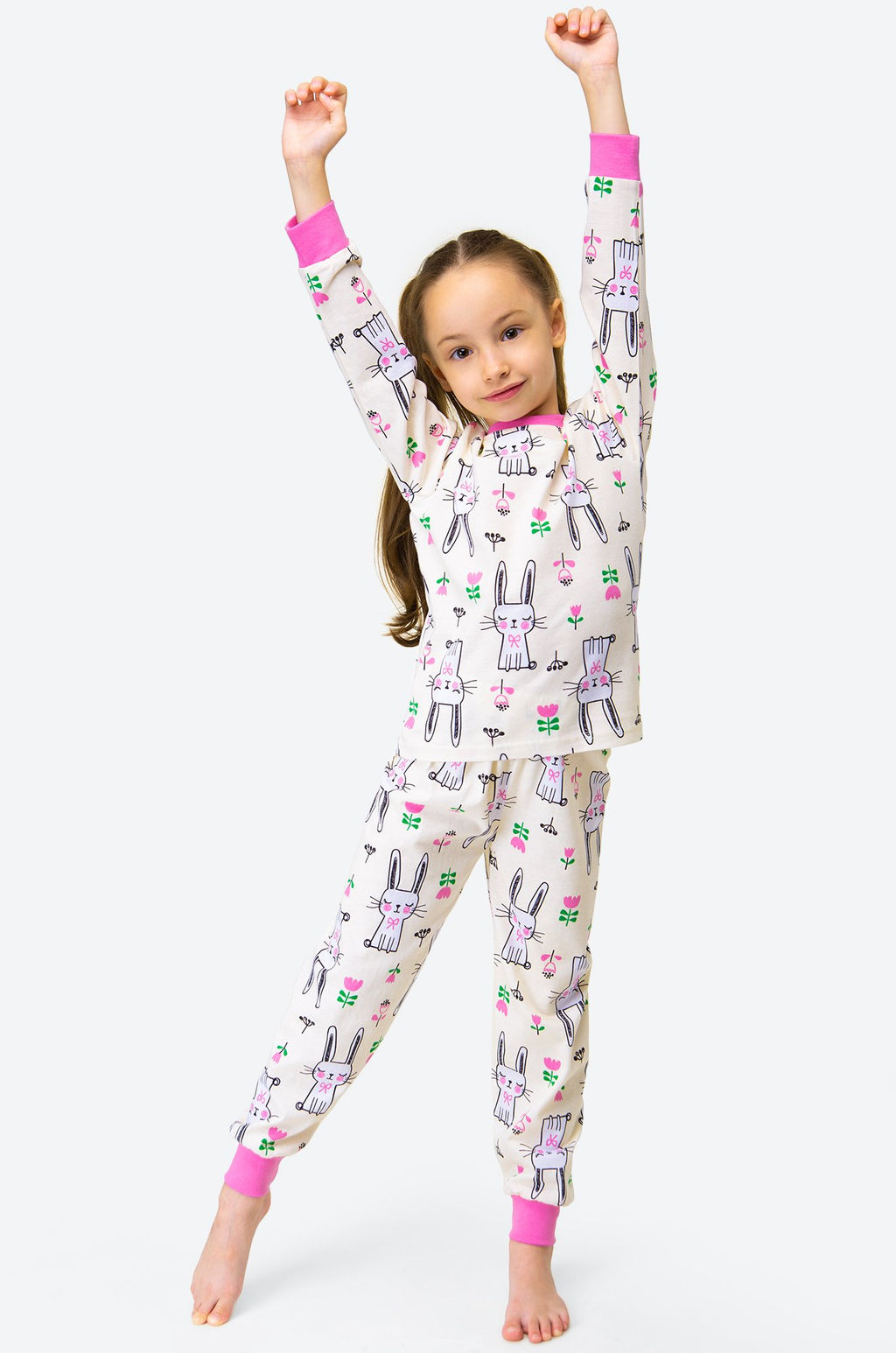 Хлопковая пижама для девочки Bonito  фото 2