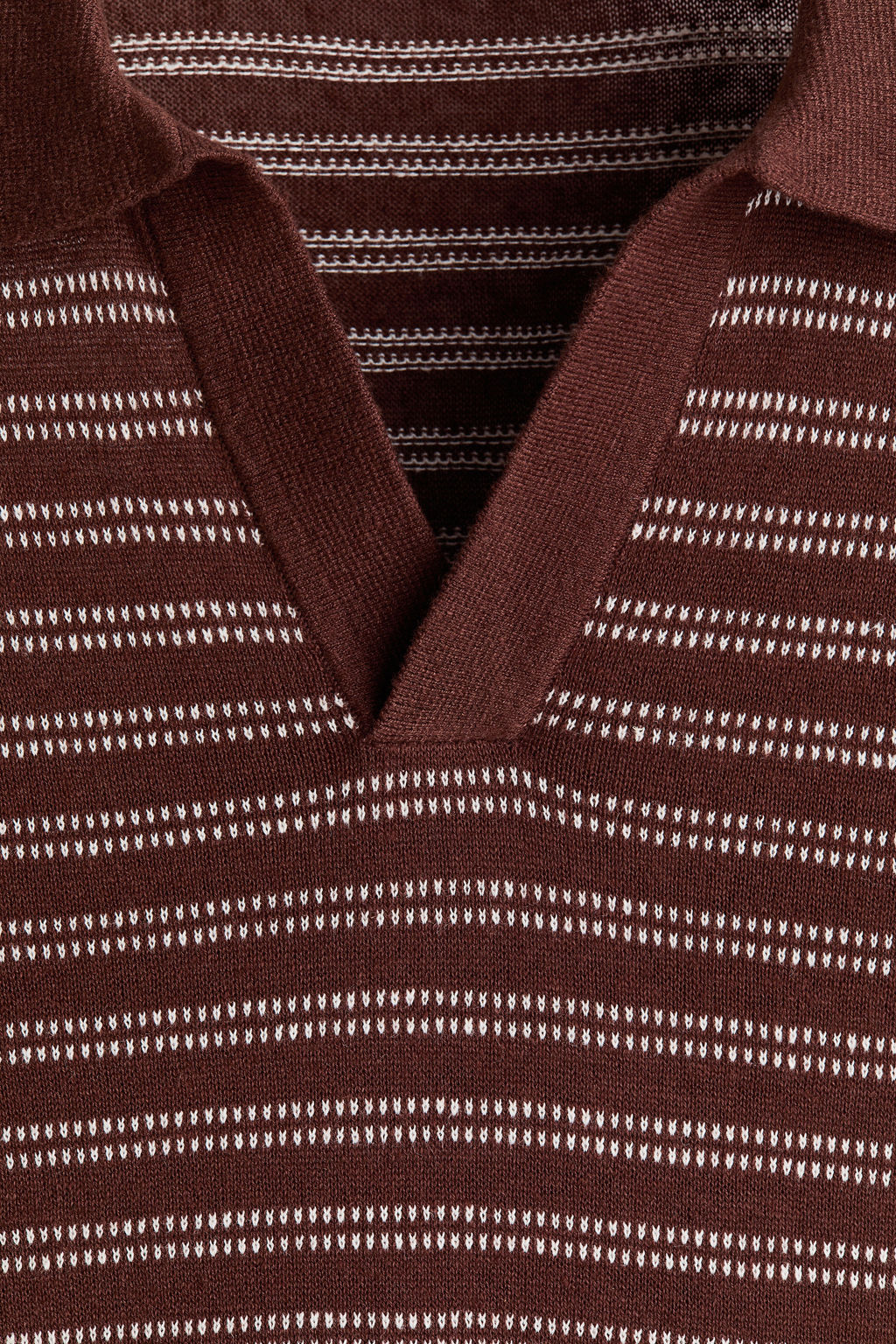 Polo en mezcla de lino Regular Fit - H&m фото 7
