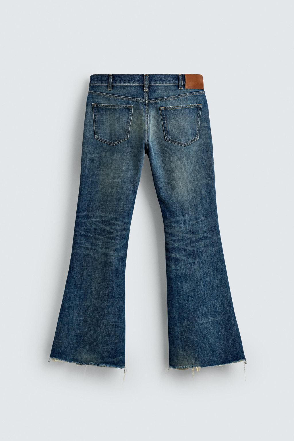 JEANS FLARE FIT / Azul / Verde - Zara фото 9