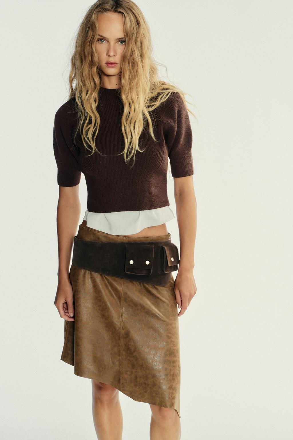 RIB KNIT SWEATER - Zara фото 2