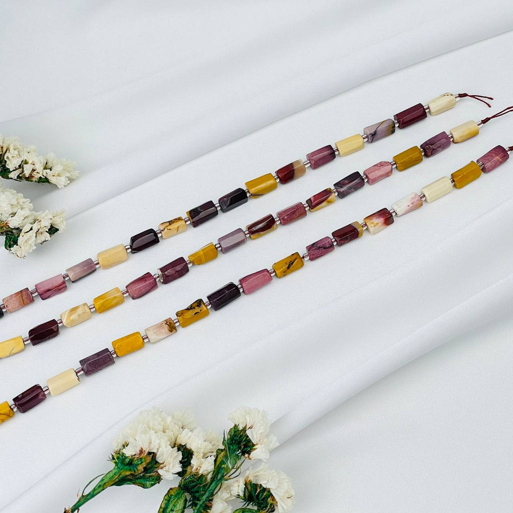 Бусины для украшений из Яшмы (Мукаит) 40 см