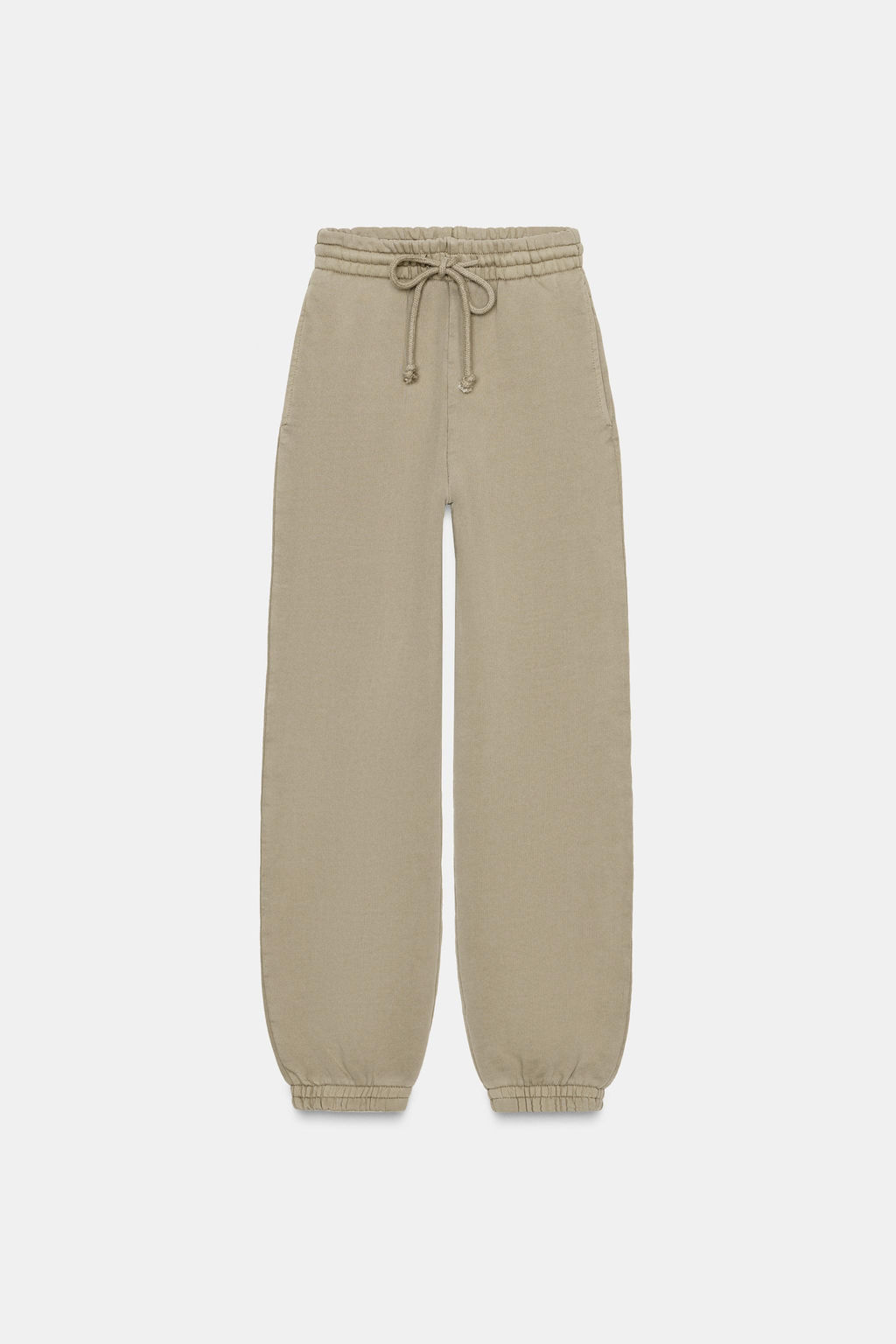 WASHED EFFECT FLEECE JOGGERS - Zara фото 7