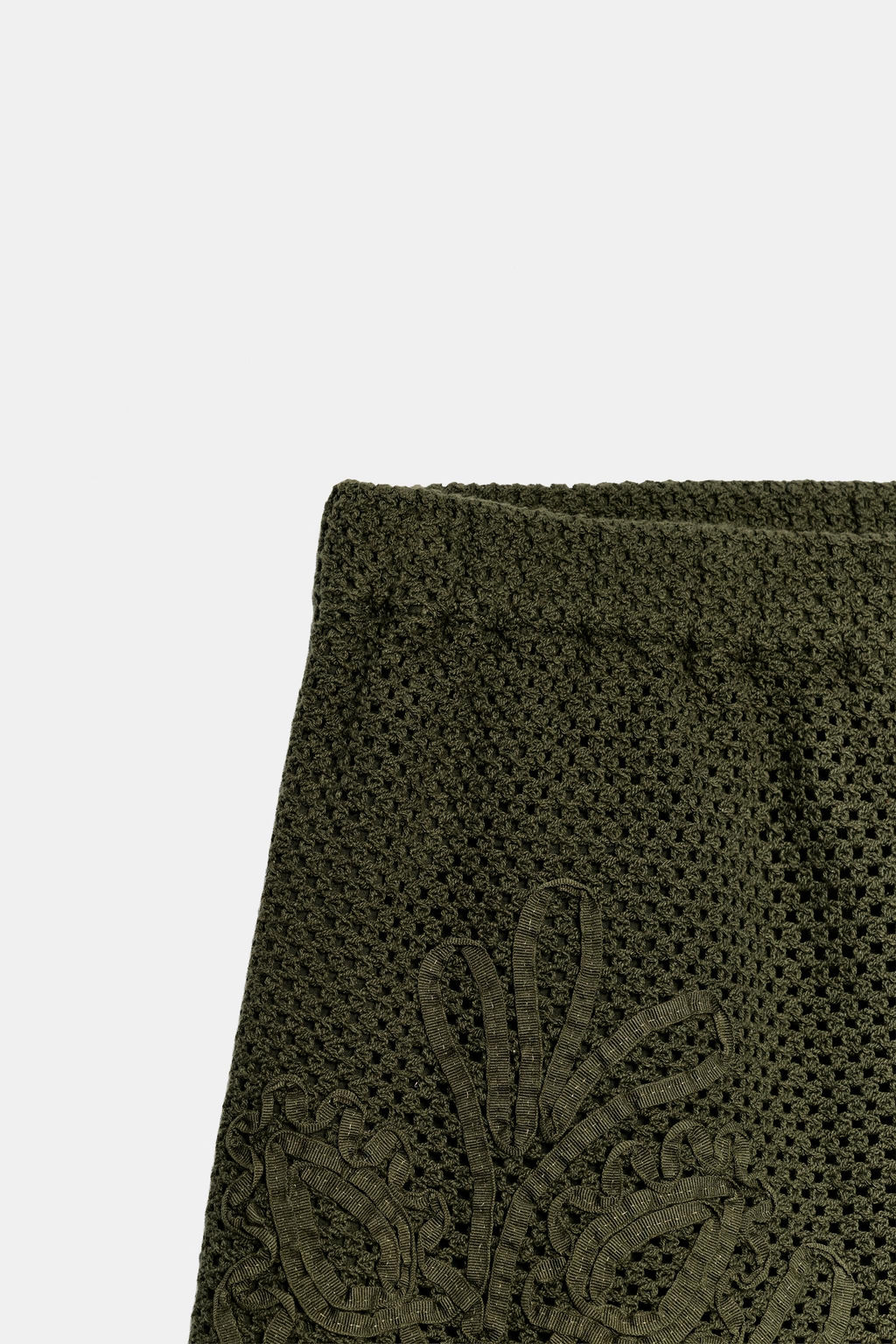 SHORTS COMBINADOS CROCHET / Khaki - Zara фото 9