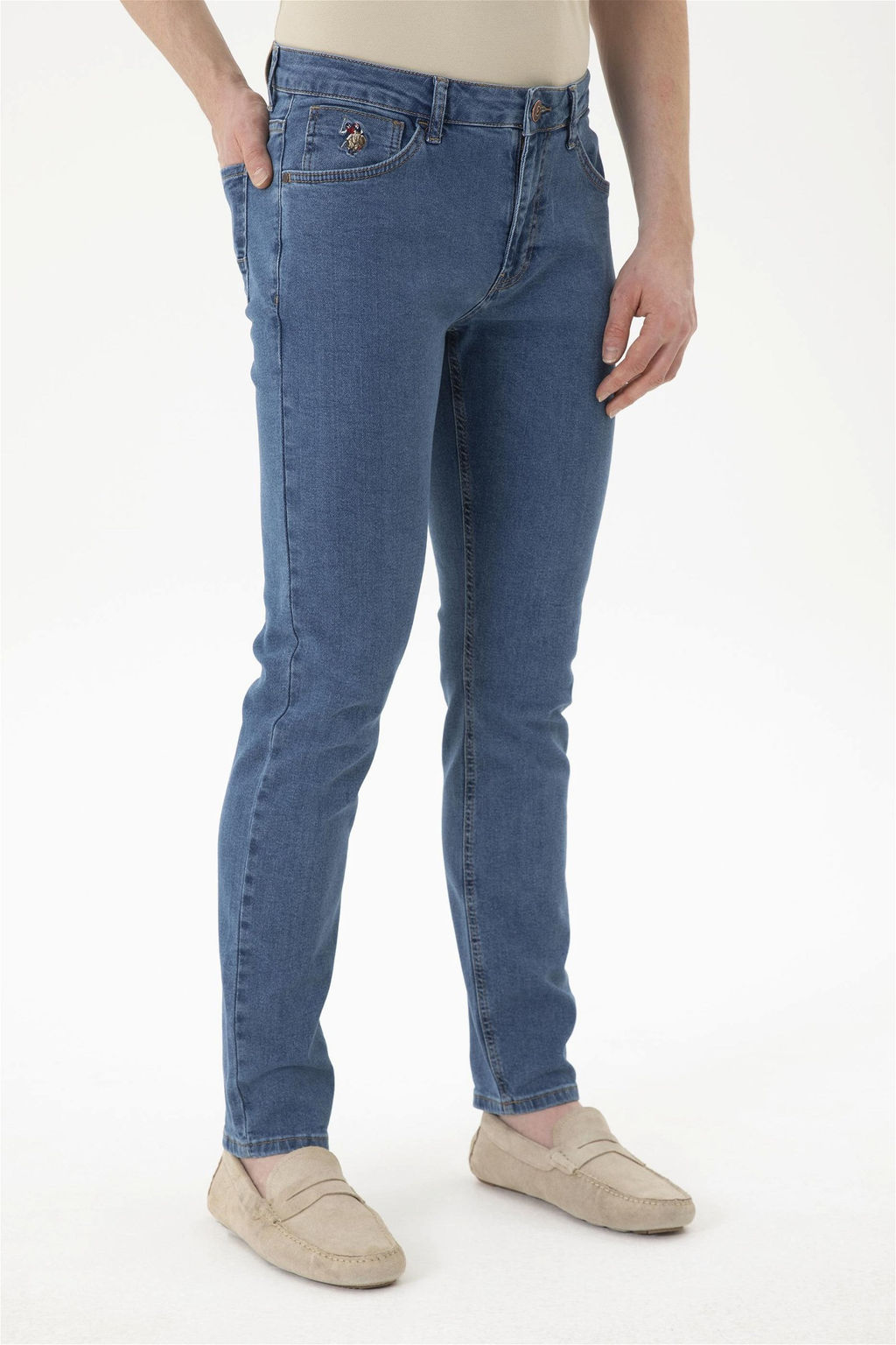 Мужские голубые джинсовые брюки - U.s. polo assn фото 2