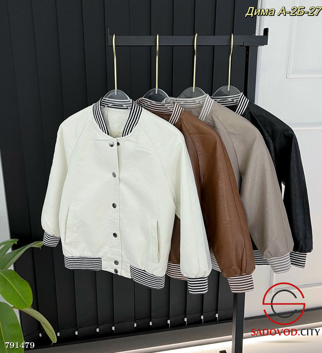 Эко кожа бомбер, разные цвета - Bruno фото 5