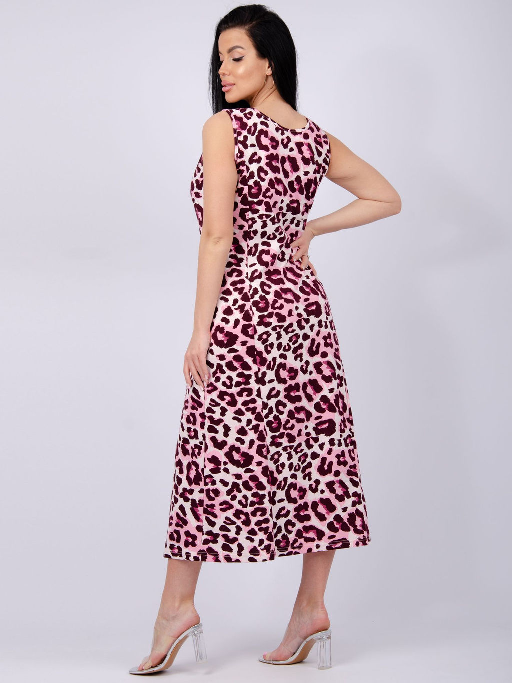 Туника Небо розовая, трикотаж - Малина фото 7