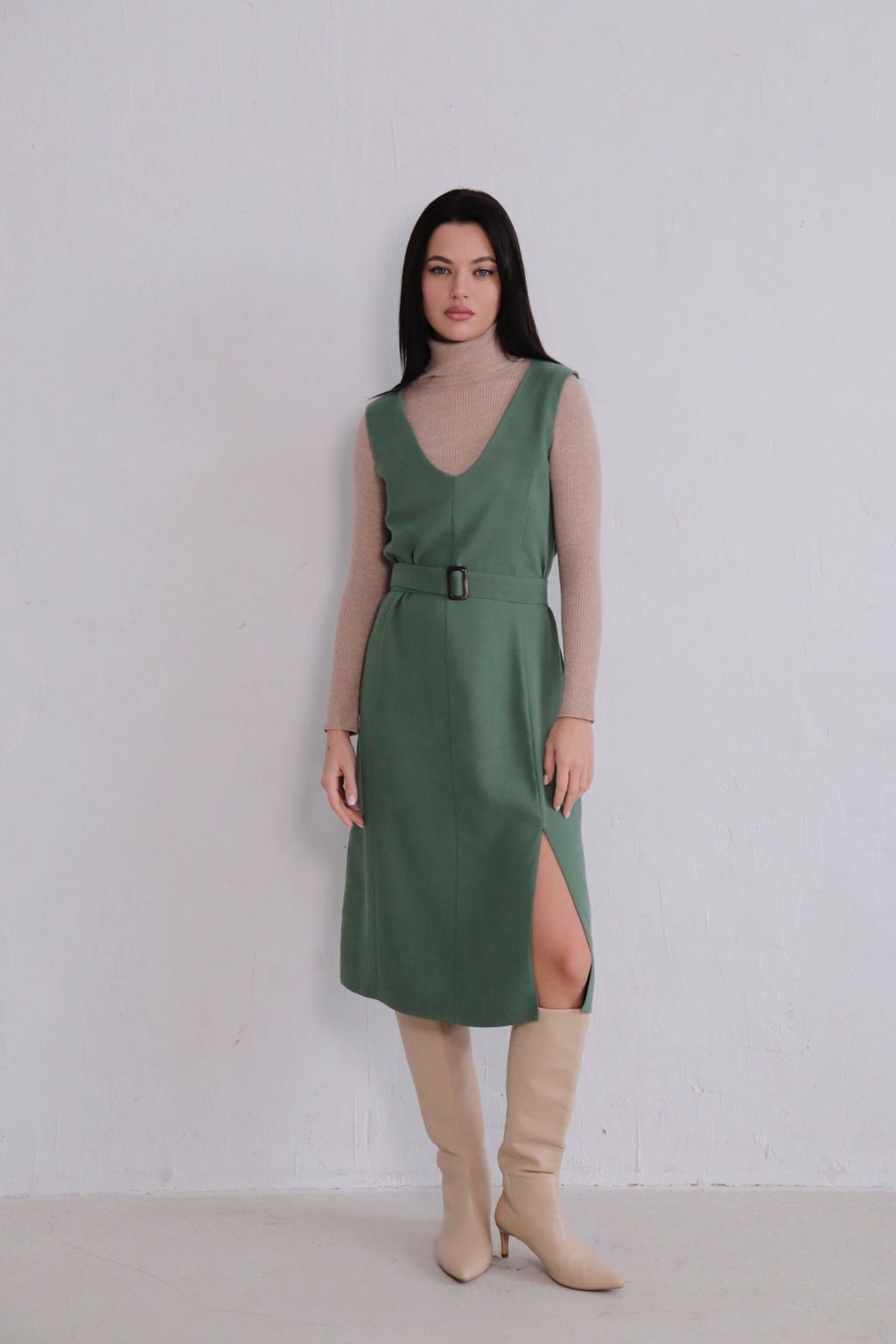 Сарафан базовый с разрезом - Martichelli фото 39